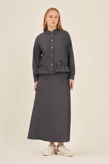 FTZ Women Kadın Etekli Takım  İndigo 31140