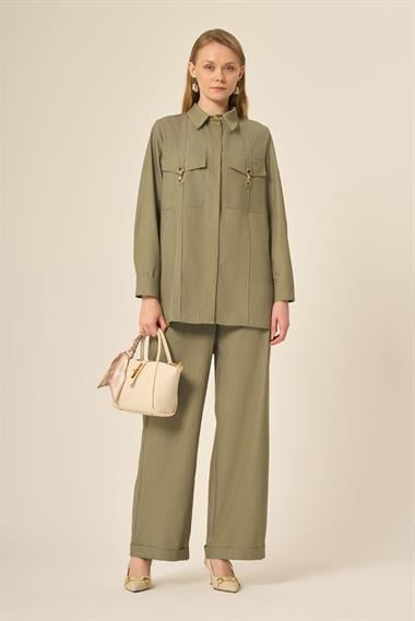 FTZ Women Kadın Tansel Takım  Haki 31108