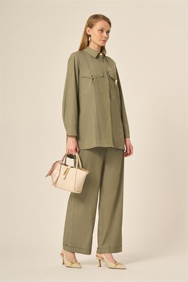 FTZ Women Kadın Tansel Takım  Haki 31108