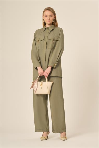 FTZ Women Kadın Tansel Takım  Haki 31108