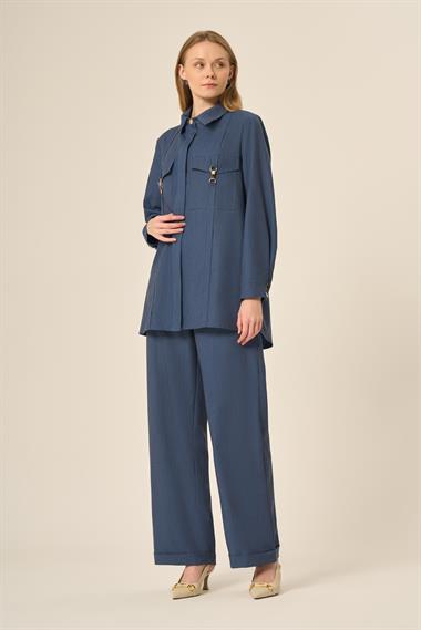 FTZ Women Kadın Tansel Takım  İndigo 31108