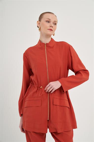 FTZ Women Kadın Modal Pantolonlu Takım  Bakır 31012