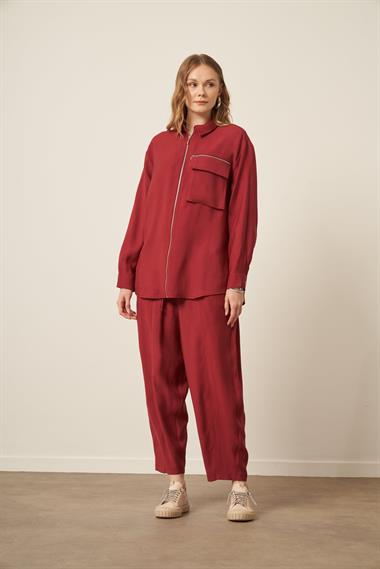 FTZ Women Kadın Modal Takım  Bordo 31036