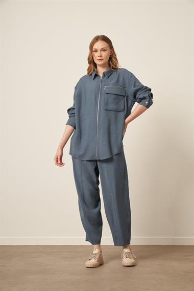 FTZ Women Kadın Modal Takım  İndigo 31036