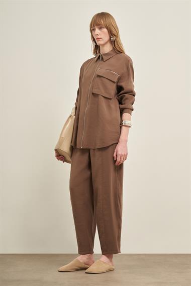 FTZ Women Kadın Modal Takım  Kahve 31036