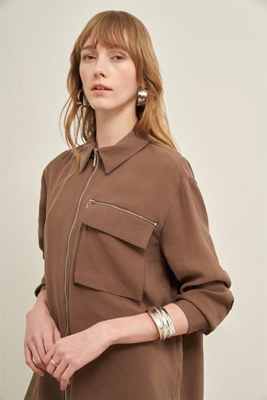 FTZ Women Kadın Modal Takım  Kahve 31036