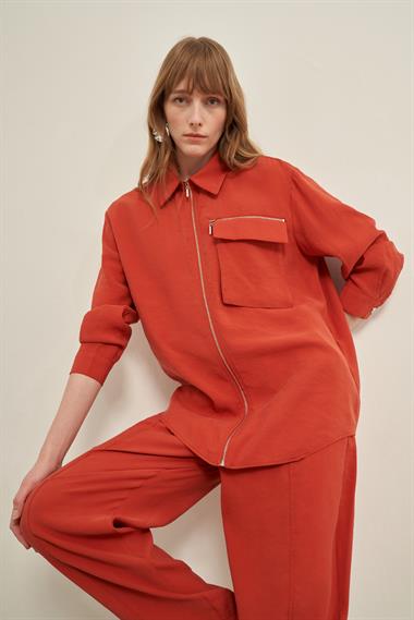 FTZ Women Kadın Modal Takım  Kiremit 31036