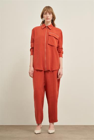 FTZ Women Kadın Modal Takım  Kiremit 31036