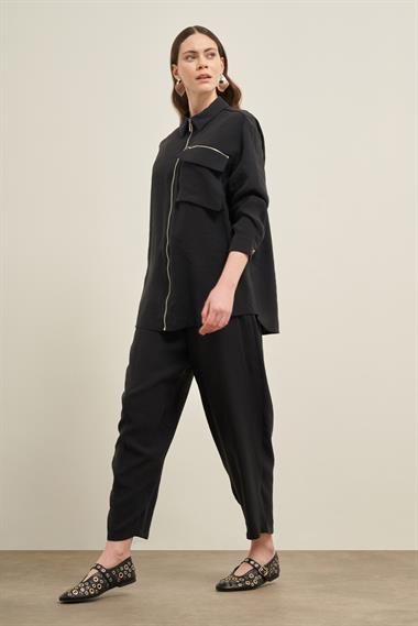 FTZ Women Kadın Modal Takım  Siyah 31036