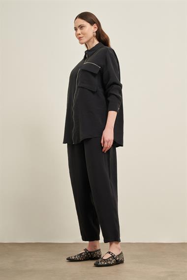 FTZ Women Kadın Modal Takım  Siyah 31036