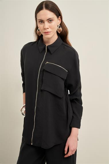 FTZ Women Kadın Modal Takım  Siyah 31036