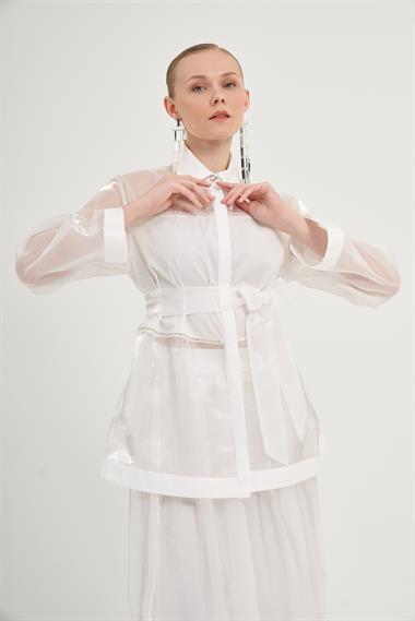 FTZ Women Kadın Organzeli Takım  Beyaz 31041