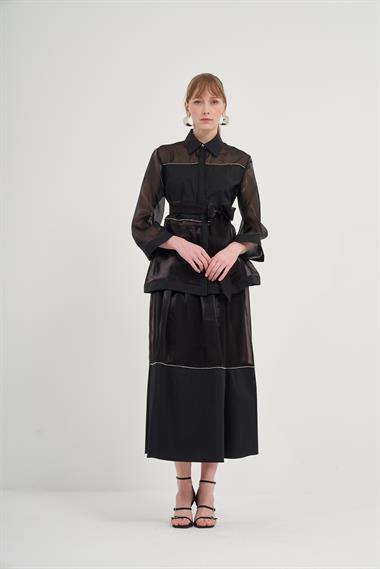 FTZ Women Kadın Organzeli Takım  Siyah 31041