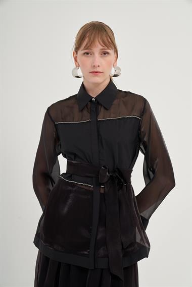 FTZ Women Kadın Organzeli Takım  Siyah 31041