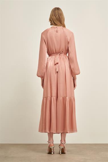 FTZ Women Kadın Ornagze Elbise  Gül 31018