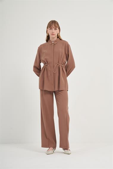 FTZ Women Kadın Pantolonlu Takım  Fındık 31031