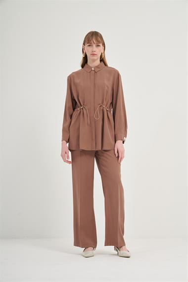 FTZ Women Kadın Pantolonlu Takım  Fındık 31031