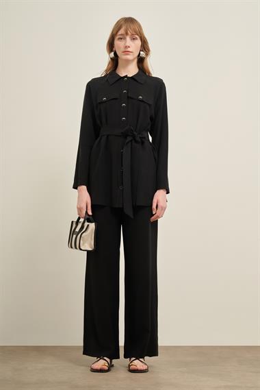 FTZ Women Kadın Pantolonlu Takım  Siyah 31030