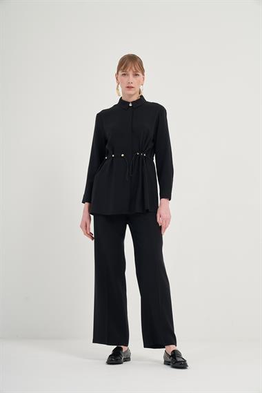 FTZ Women Kadın Pantolonlu Takım  Siyah 31031