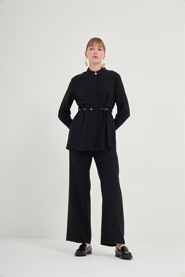 FTZ Women Kadın Pantolonlu Takım  Siyah 31031