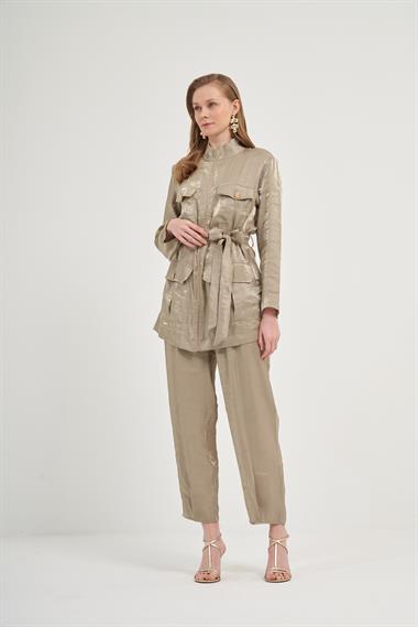 FTZ Women Kadın Parlak Modal Takım  Çağla 31001