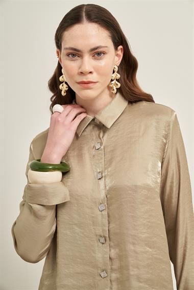 FTZ Women Kadın Parlak Modal Takım  Çağla 31002