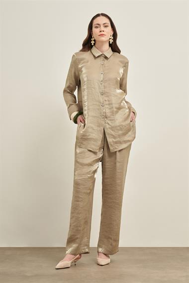 FTZ Women Kadın Parlak Modal Takım  Çağla 31002