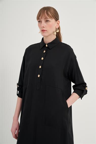 FTZ Women Kadın Tensel Elbise  Siyah 31004