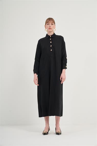 FTZ Women Kadın Tensel Elbise  Siyah 31004