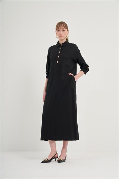 FTZ Women Kadın Tensel Elbise  Siyah 31004