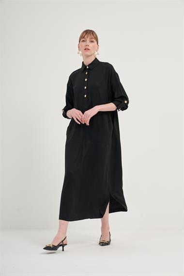 FTZ Women Kadın Tensel Elbise  Siyah 31004