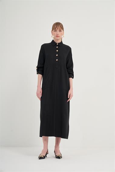 FTZ Women Kadın Tensel Elbise  Siyah 31004