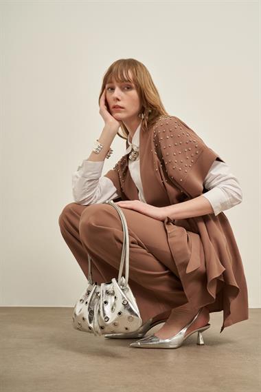 FTZ Women Kadın Taşlı Takım  Fındık 31032