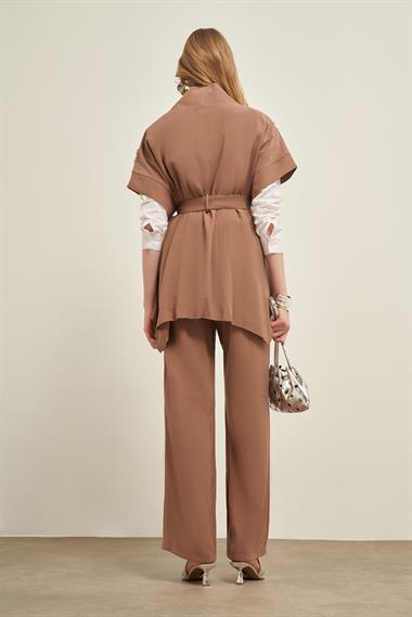 FTZ Women Kadın Taşlı Takım  Fındık 31032