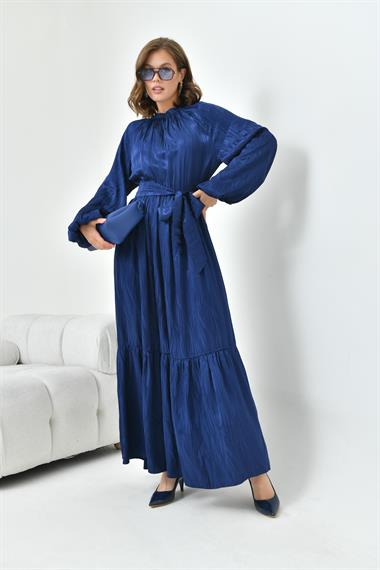 FTZ Women Kadın Jakar Elbise  Lacivert 30857