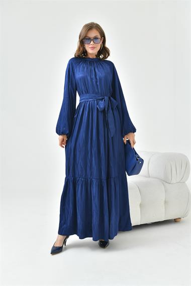 FTZ Women Kadın Jakar Elbise  Lacivert 30857