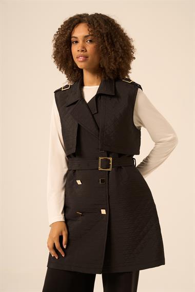 FTZ Women Kadın Kapitone Yelek  Siyah 31240