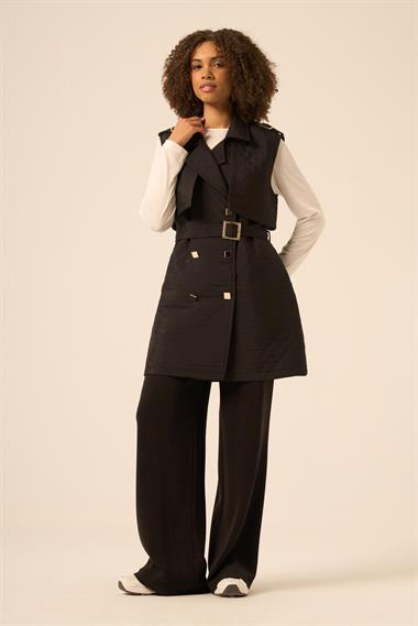 FTZ Women Kadın Kapitone Yelek  Siyah 31240