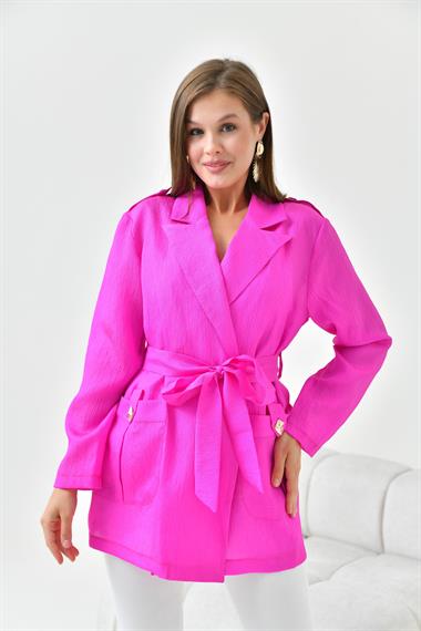 FTZ Women Kadın Organze Cap  Fuşya 30856