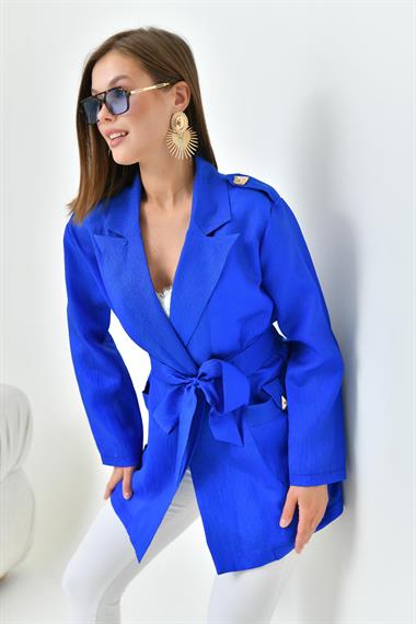 FTZ Women Kadın Organze Cap  Saks Mavi 30856