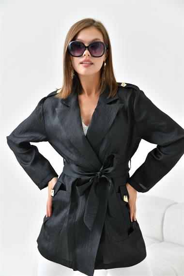 FTZ Women Kadın Organze Cap  Siyah 30856