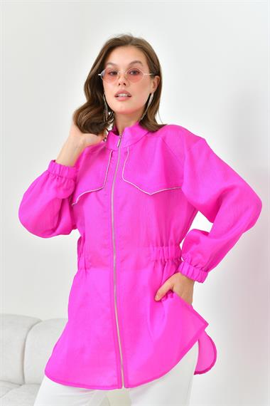 FTZ Women Kadın Organze Cap  Fuşya 30854