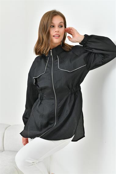 FTZ Women Kadın Organze Cap  Siyah 30854