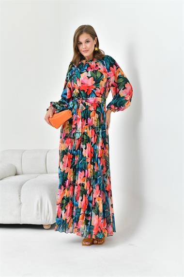 FTZ Women Kadın Şifon Elbise  Siyah 30871