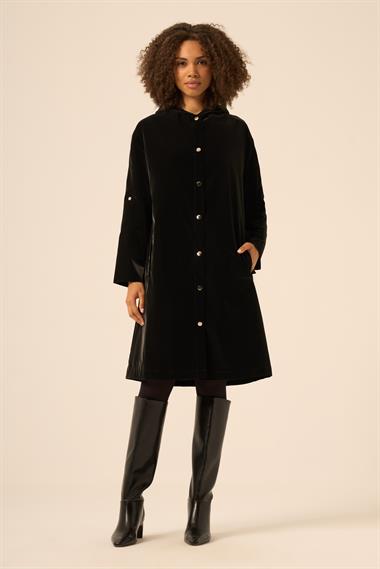 FTZ Women Kadın Trenç Kap  Siyah 31237