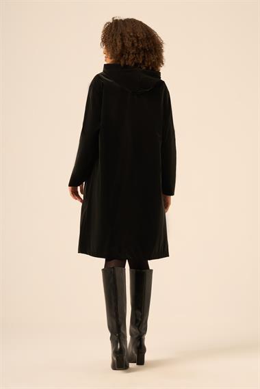 FTZ Women Kadın Trenç Kap  Siyah 31237