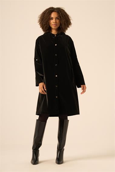 FTZ Women Kadın Trenç Kap  Siyah 31237