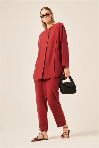 FTZ Women Kadın Airobin Takım  Bordo 31198