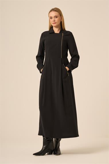 FTZ Women Kadın Canapos Elbise  Siyah 31183