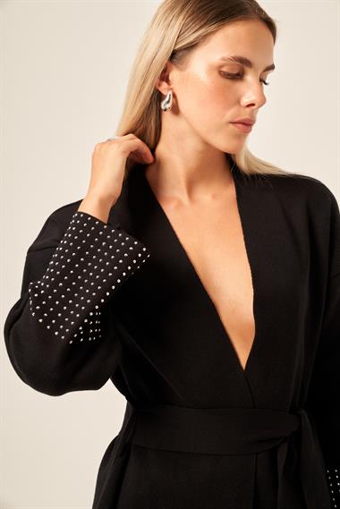 FTZ Women Kadın Taş Detaylı Giycık  Siyah 20833